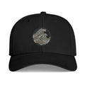 Embroidered Nautical Wave Cap — Tribal Ocean Icon Hat